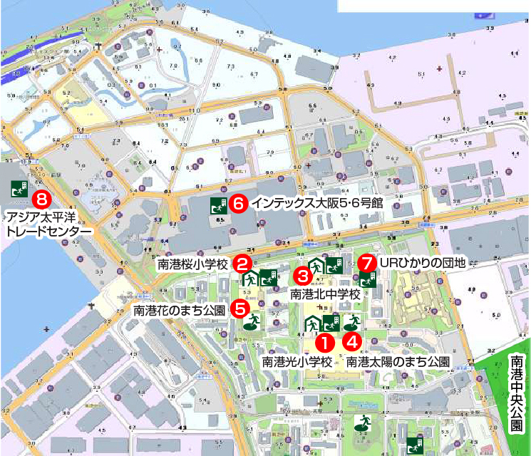 住之江区防災マップ（地区別地図）